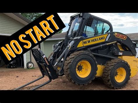 diesel skid steer tries to start but wont|deutz skid steer won't start.